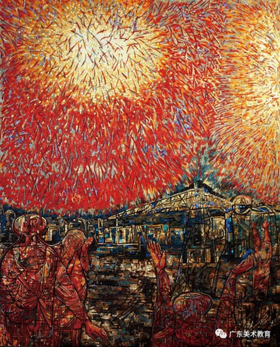 齐喆 《还不是烟花样的人生》 200cm×162cm 2016年