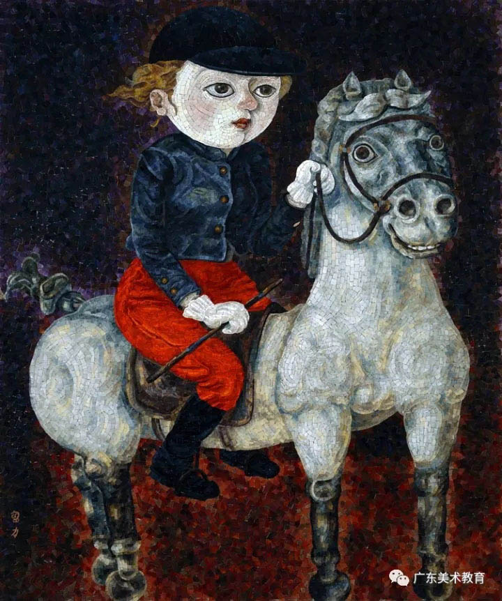曹力《运动时尚》 130cm×108.5cm 2017年.