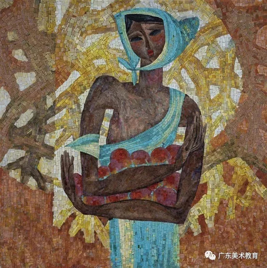 杨清泉 《红果子》100cm×100cm 2017年