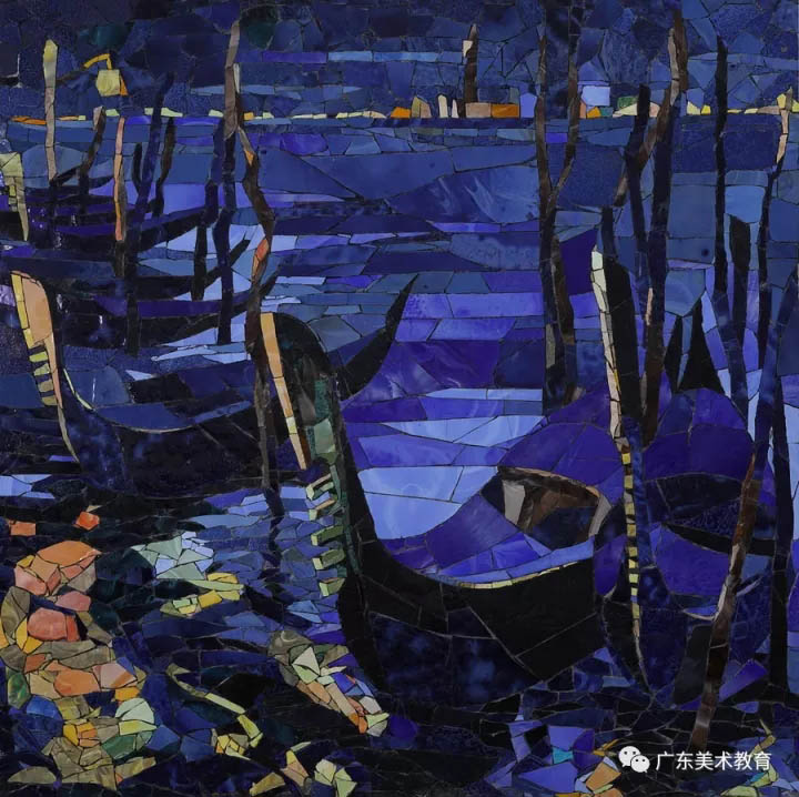 孙韬 、叶南《浪漫水城》 130cm×130cm 2016年