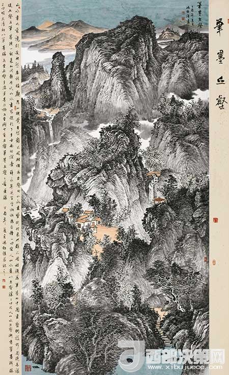 冯劲强-笔墨丘壑-广东