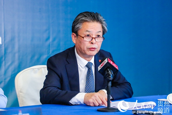 中国-东盟中心秘书长陈德海。吴少飞 摄
