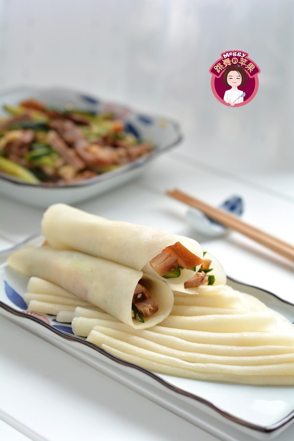 蒸薄饼成品图