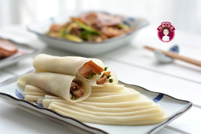 蒸薄饼成品图