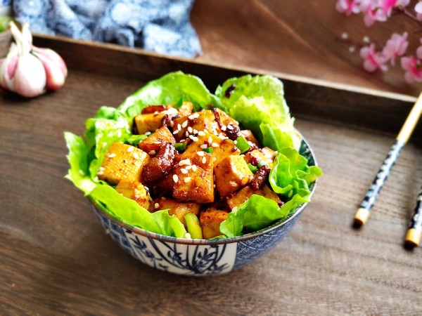 超简单家常烧豆腐成品图
