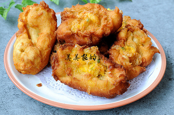 炸油泡成品图