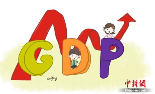 GDP漫画。作者:王珊珊 GDP漫画。作者:王珊珊