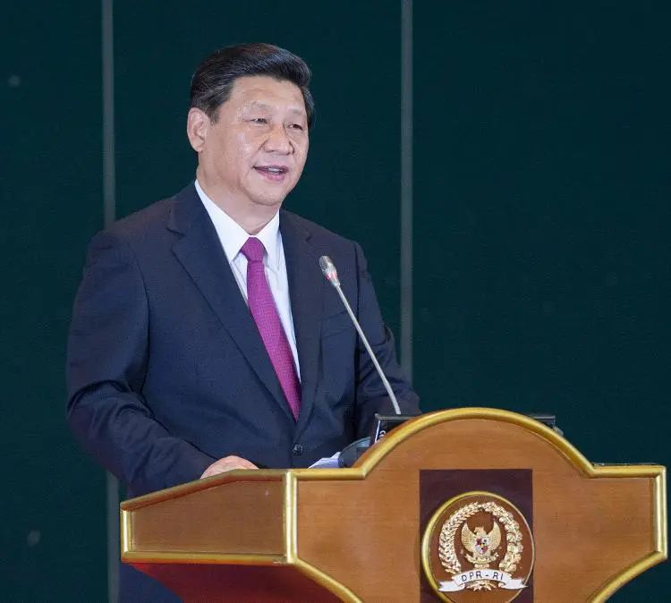 　　2013年10月3日，国家主席习近平在印度尼西亚国会发表题为《携手建设中国-东盟命运共同体》的重要演讲。新华社记者 王晔 摄