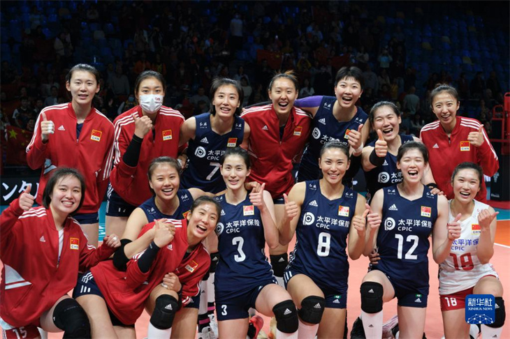 女排世锦赛：中国队击败日本队暂居小组第一