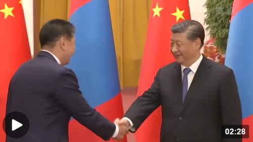 独家视频丨习近平举行仪式欢迎蒙古国